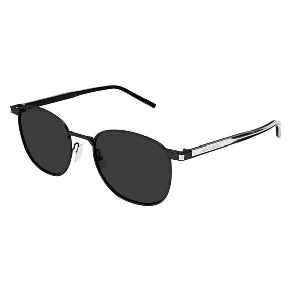 New SAINT LAURENT Black Round SL 747 006 Sunglasses Women - Picture 1 of 4
